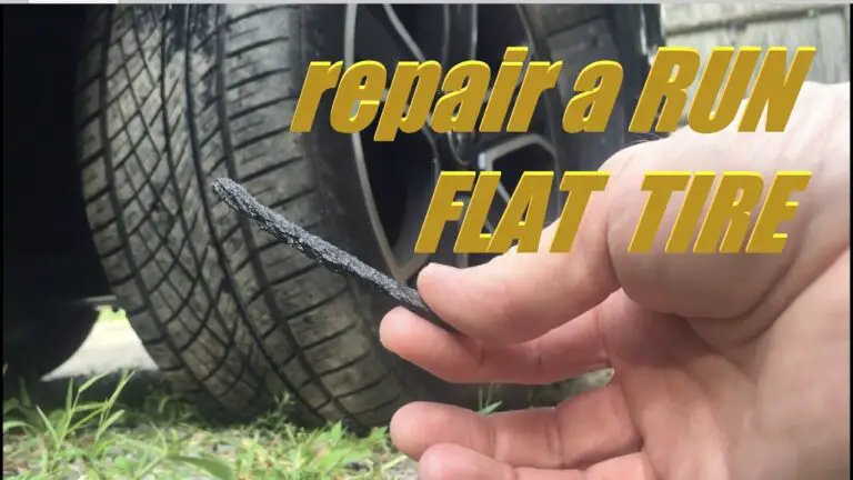 Can You Plug a Run-Flat Tire?