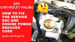 Fixing "Service Esc" in a Chevy Malibu?