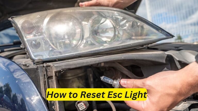How To Reset Esc Light