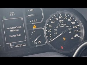 How to Reset Toyota Pre-Collision System Malfunction?