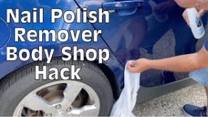 Nail Polish Remover On Car Paint