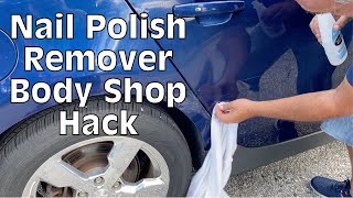 Nail Polish Remover On Car Paint