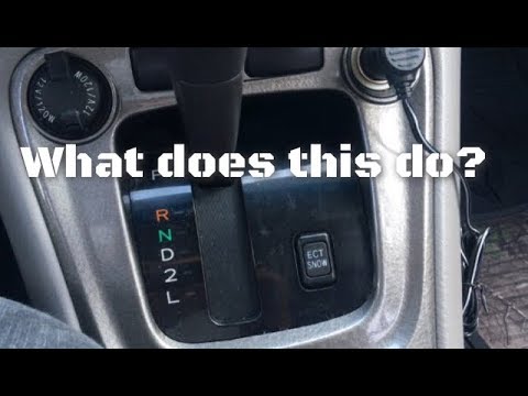 Purpose of Snow Button in Toyota Highlander?