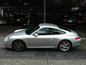 Silver Car With Gunmetal Rims