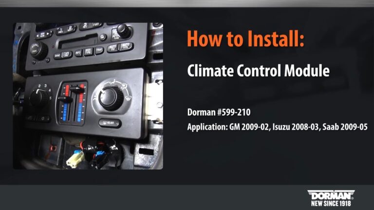 Steps to Reset Climate Control in a Chevy Equinox?