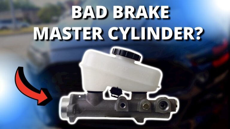 What are the Symptoms of a Bad Master Cylinder?