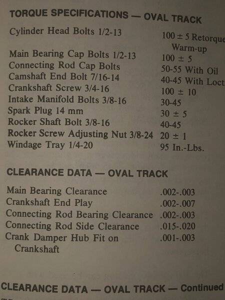 What'S the Torque Specification for an Ls Windage Tray?