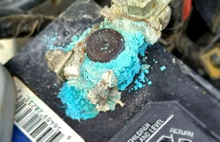 Blue Stuff On Car Battery