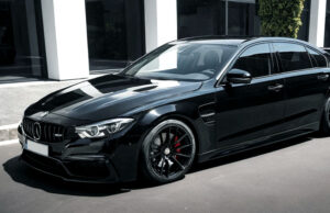 Gunmetal Rims On Black Car