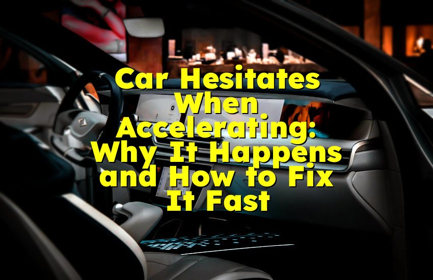 Car Hesitates When Accelerating: Why It Happens and How to Fix It Fast