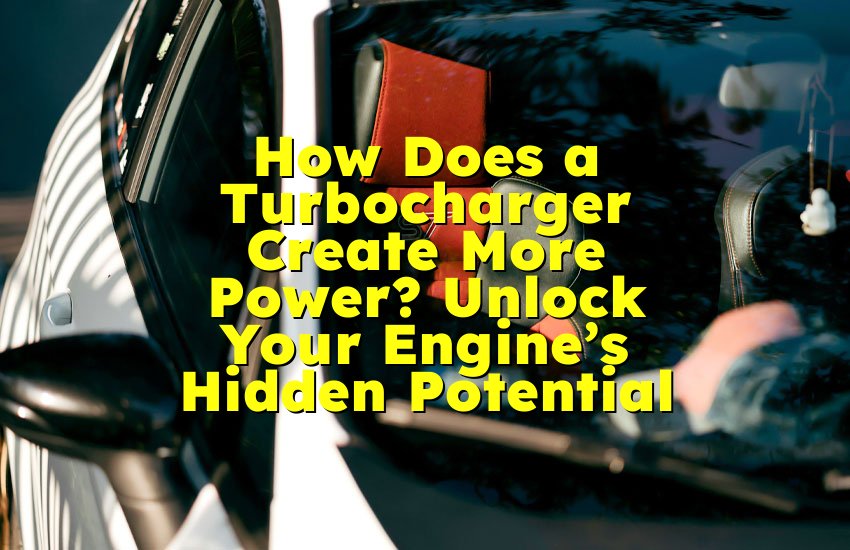 How Does a Turbocharger Create More Power? Unlock Your Engine’s Hidden Potential