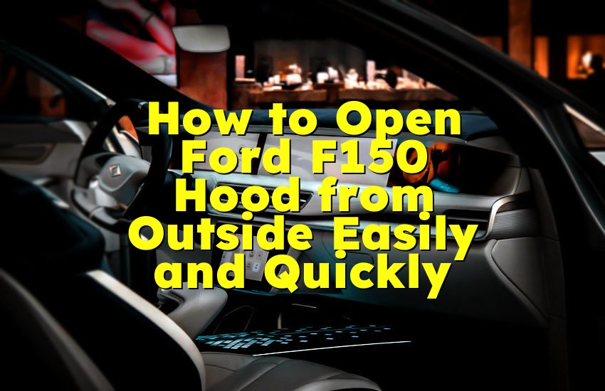How to Open Ford F150 Hood from Outside Easily and Quickly
