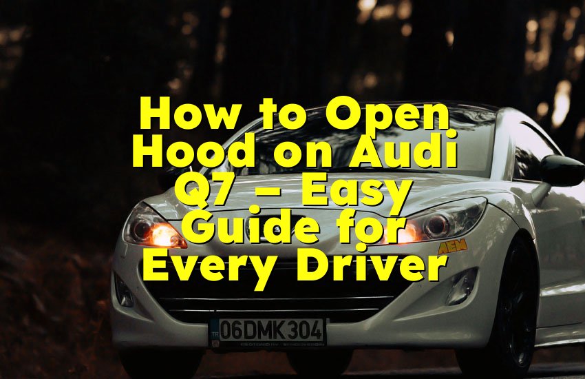 How to Open Hood on Audi Q7 – Easy Guide for Every Driver