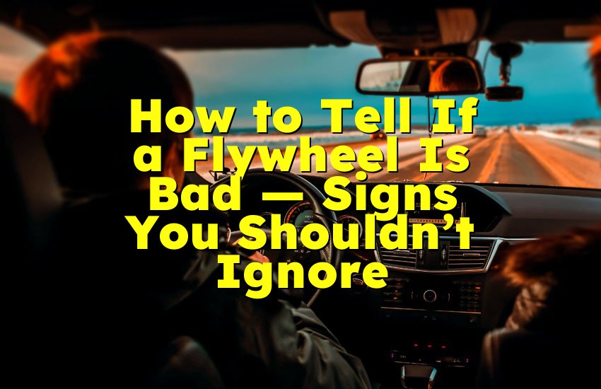 How to Tell If a Flywheel Is Bad — Signs You Shouldn’t Ignore