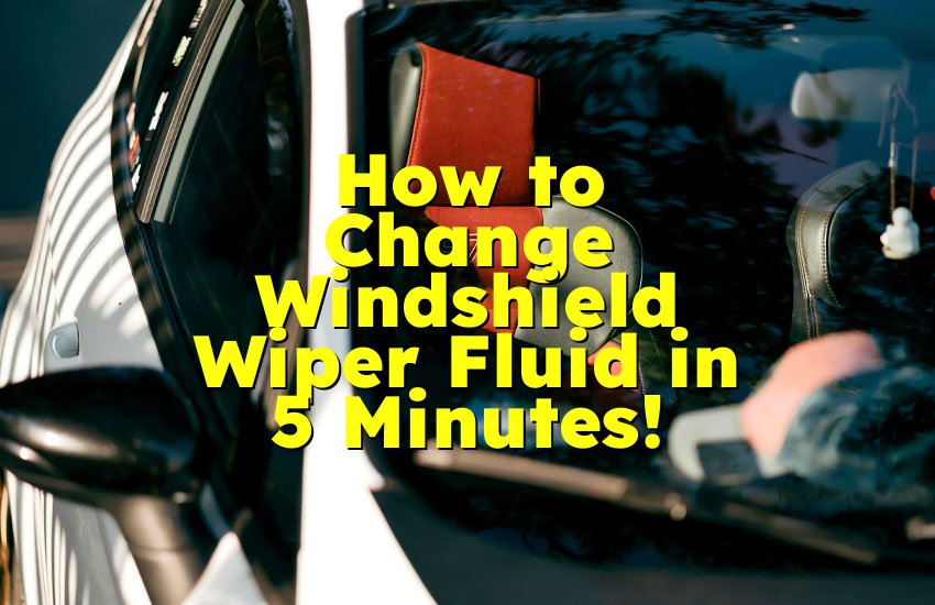 How to Change Windshield Wiper Fluid in 5 Minutes!