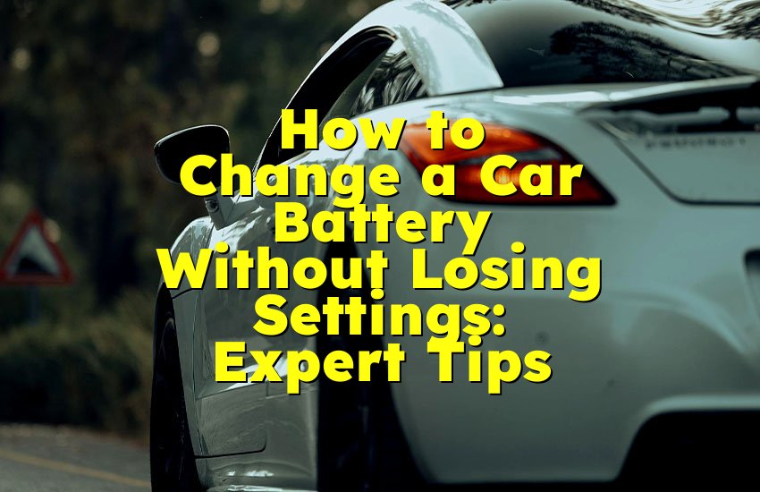 How to Change a Car Battery Without Losing Settings: Expert Tips