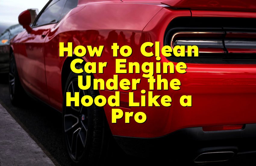 How to Clean Car Engine Under the Hood Like a Pro