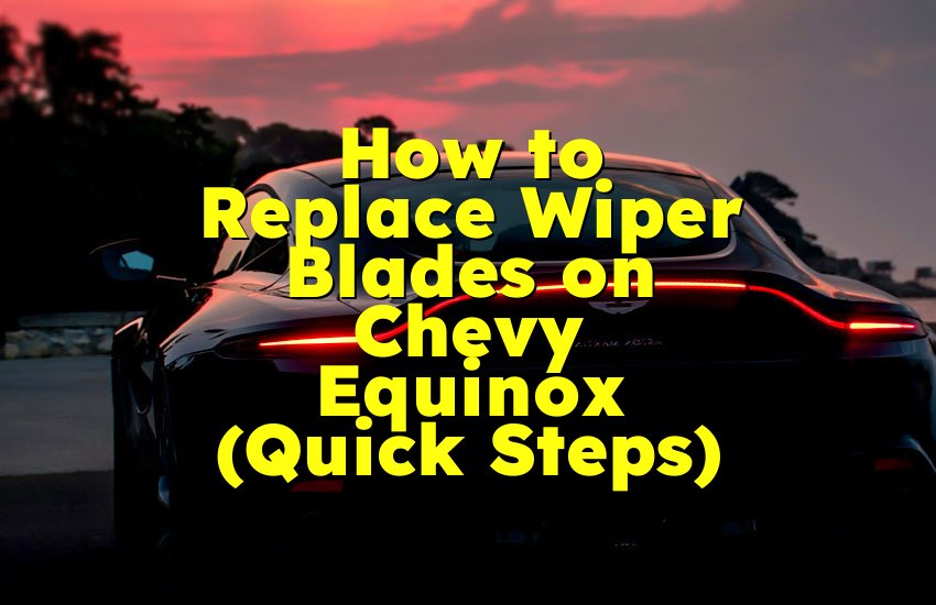 How to Replace Wiper Blades on Chevy Equinox (Quick Steps)