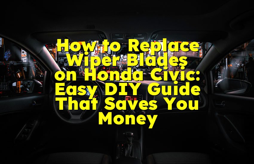 How to Replace Wiper Blades on Honda Civic: Easy DIY Guide That Saves You Money