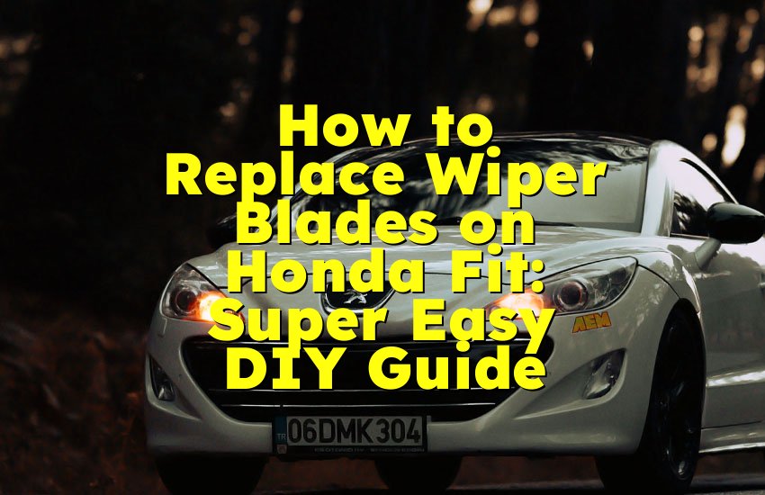 How to Replace Wiper Blades on Honda Fit: Super Easy DIY Guide