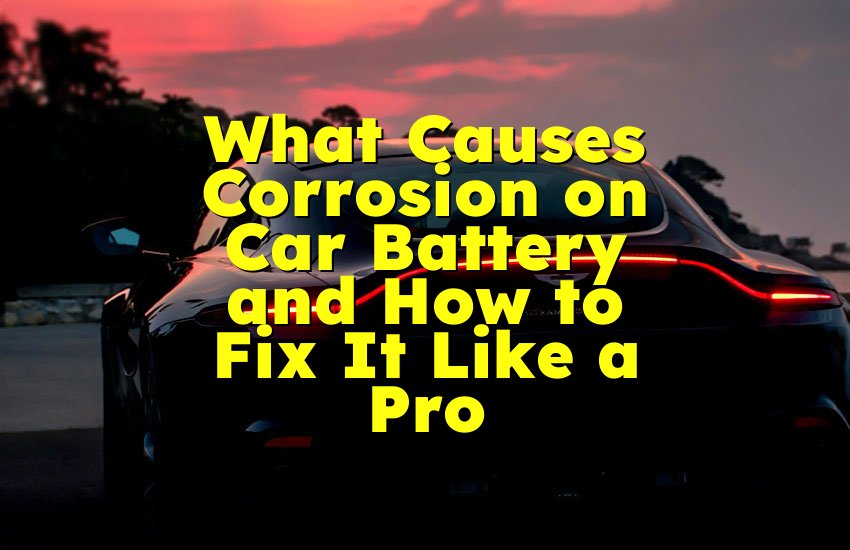 What Causes Corrosion on Car Battery and How to Fix It Like a Pro