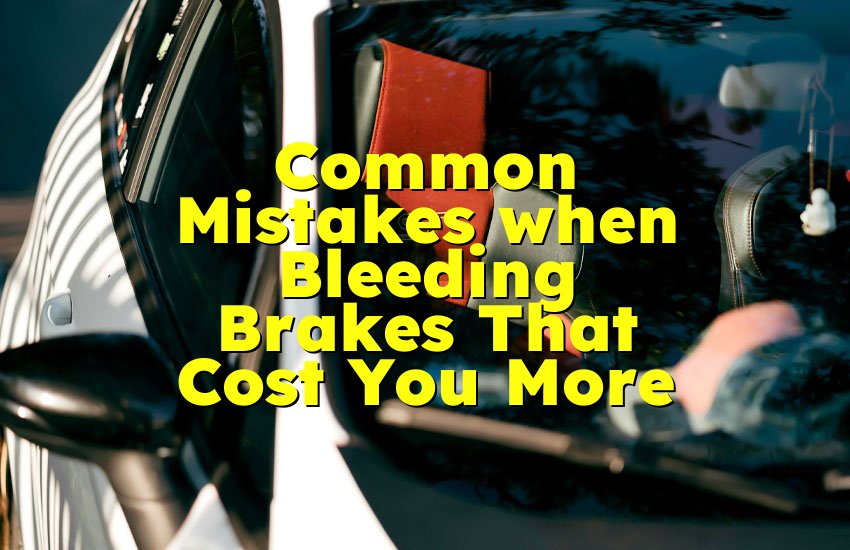Common Mistakes when Bleeding Brakes That Cost You More
