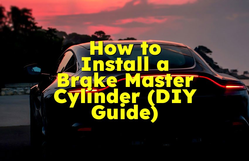 How to Install a Brake Master Cylinder (DIY Guide)