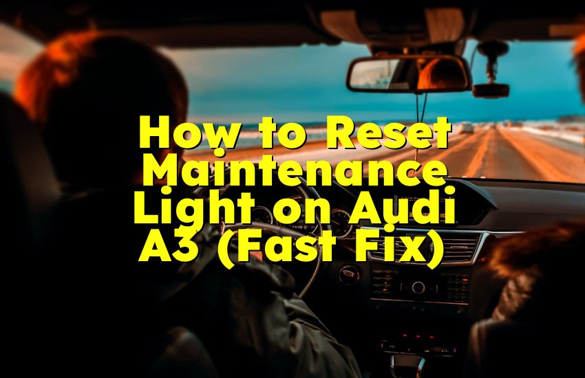 How to Reset Maintenance Light on Audi A3 (Fast Fix)