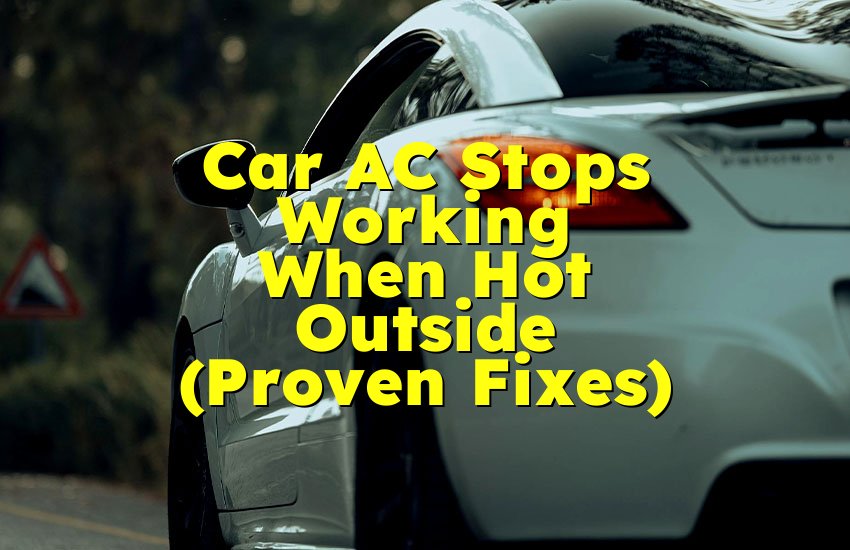 Car AC Stops Working When Hot Outside (Proven Fixes)