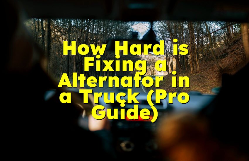 How Hard is Fixing a Alternator in a Truck (Pro Guide)