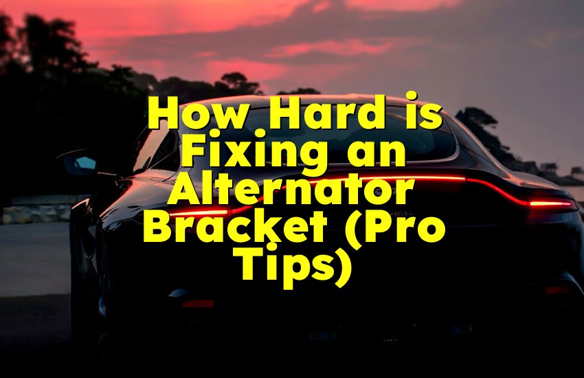 How Hard is Fixing an Alternator Bracket (Pro Tips)