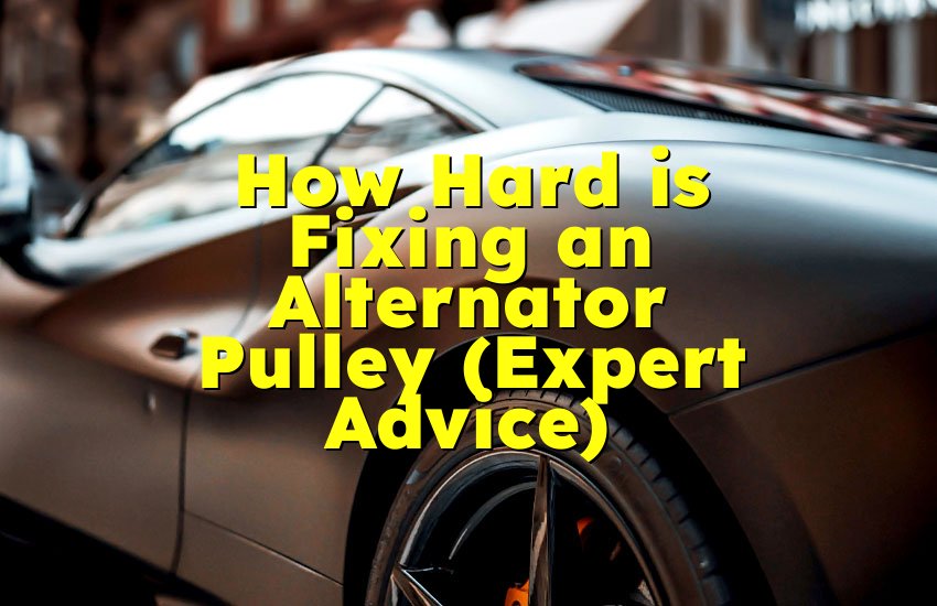 How Hard is Fixing an Alternator Pulley (Expert Advice)