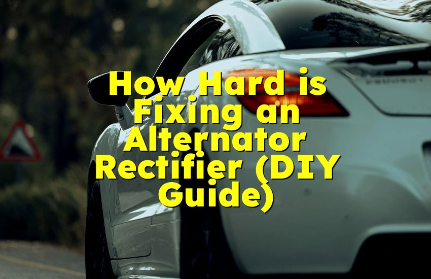 How Hard is Fixing an Alternator Rectifier (DIY Guide)