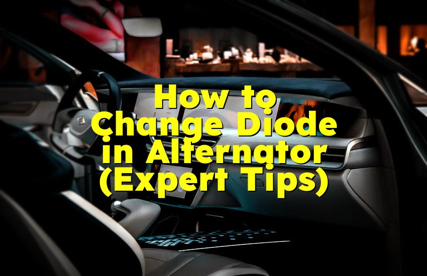 How to Change Diode in Alternator (Expert Tips)