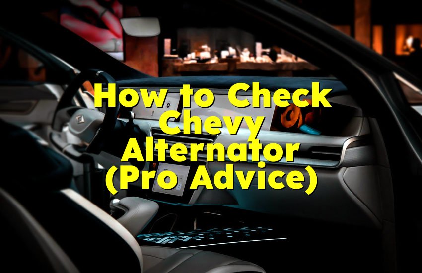 How to Check Chevy Alternator (Pro Advice)