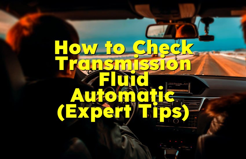 How to Check Transmission Fluid Automatic (Expert Tips)
