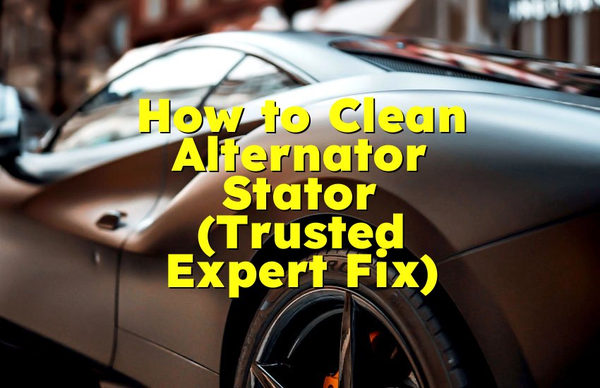 How to Clean Alternator Stator (Trusted Expert Fix)