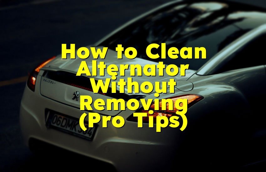 How to Clean Alternator Without Removing (Pro Tips)