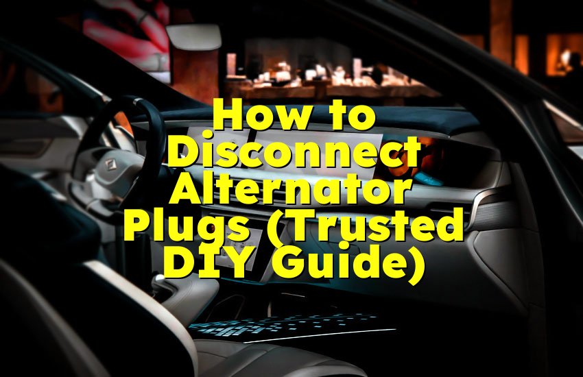 How to Disconnect Alternator Plugs (Trusted DIY Guide)