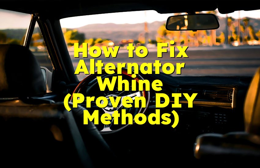 How to Fix Alternator Whine (Proven DIY Methods)