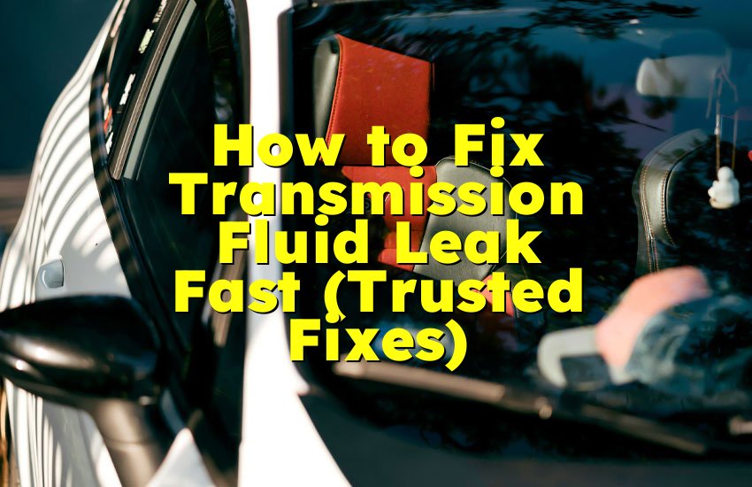 How to Fix Transmission Fluid Leak Fast (Trusted Fixes)