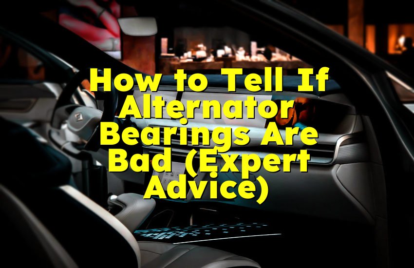 How to Tell If Alternator Bearings Are Bad (Expert Advice)
