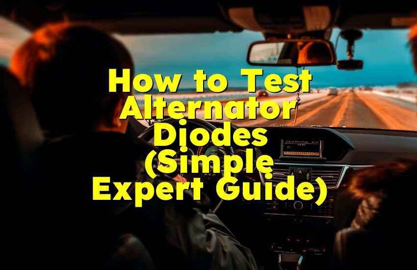 How to Test Alternator Diodes (Simple Expert Guide)