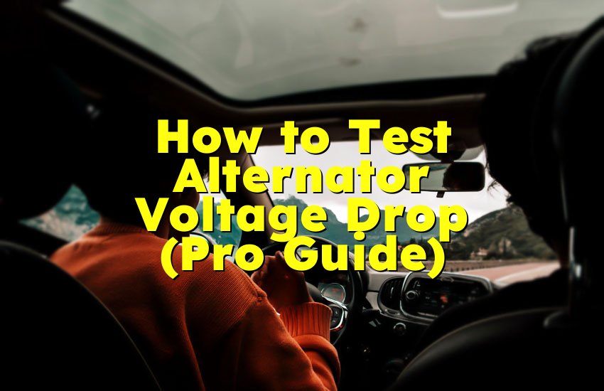 How to Test Alternator Voltage Drop (Pro Guide)