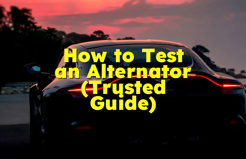 How to Test an Alternator (Trusted Guide)