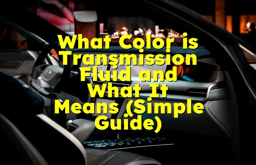 What Color is Transmission Fluid and What It Means (Simple Guide)