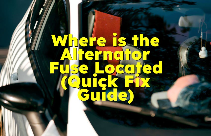 Where is the Alternator Fuse Located (Quick Fix Guide)