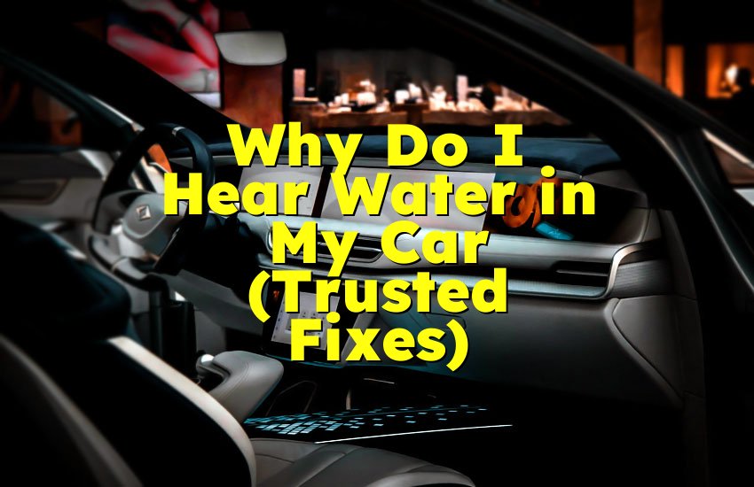 Why Do I Hear Water in My Car (Trusted Fixes)