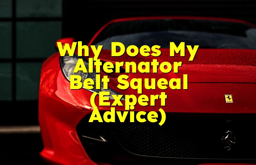 Why Does My Alternator Belt Squeal (Expert Advice)